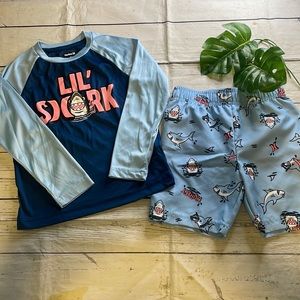 Hurley toddler boys swim set